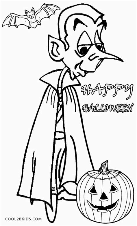 Printable Vampire Coloring Pages For Kids Cool2bkids