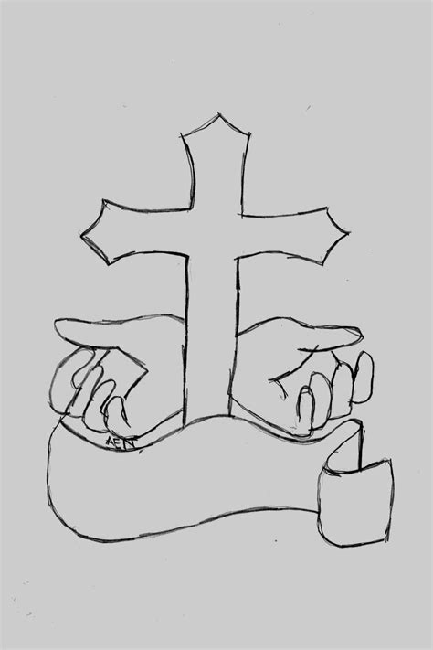 Jesus On The Cross Drawing Easy At Explore