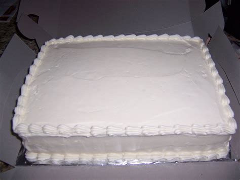 Plain Sheet Cake