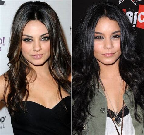 Mila Kunis And Vanessa Hudgens Barbara Mori Celebrity Look Alike