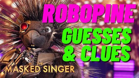 Robopine Masked Singer Clues And Guesses Youtube