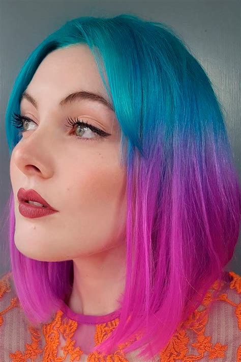 Totally Awesome Hair Color Ideas For Two Tone Hair