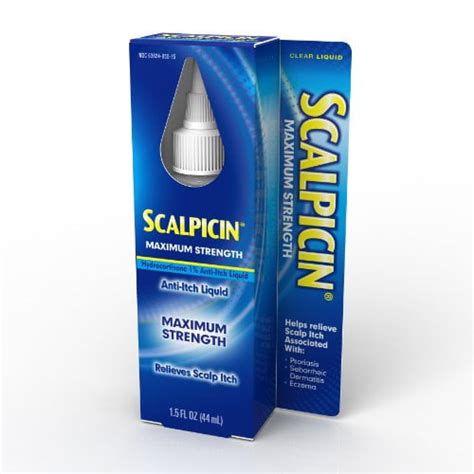 Scalpicin Max Strength Scalp Itch Treatment 15 Ounce
