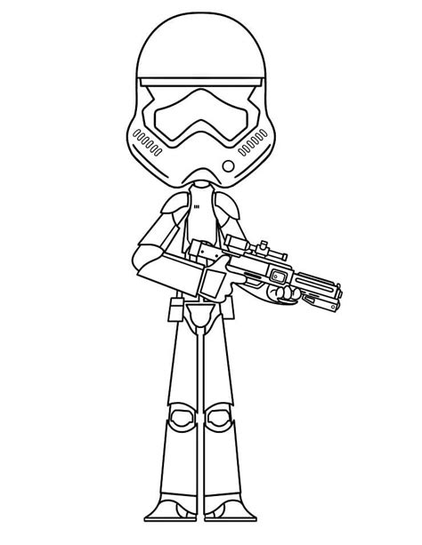 Stormtrooper Coloring Page Free Printable