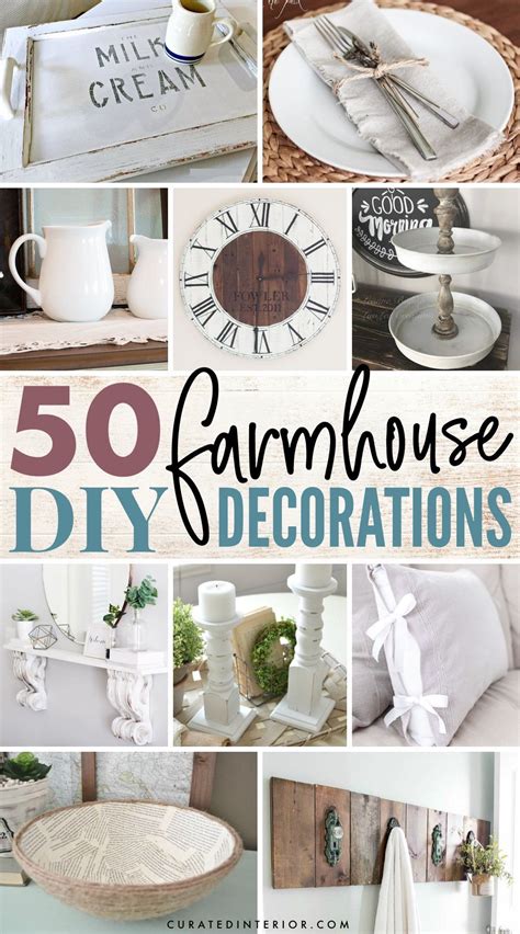 50 Diy Farmhouse Decor Ideas For Every Room