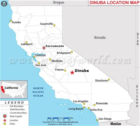 Where Is Dinuba Located In California Usa