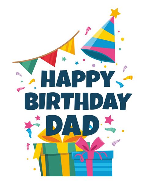 Birthday Cards Printable For Dad Printable Word Searches