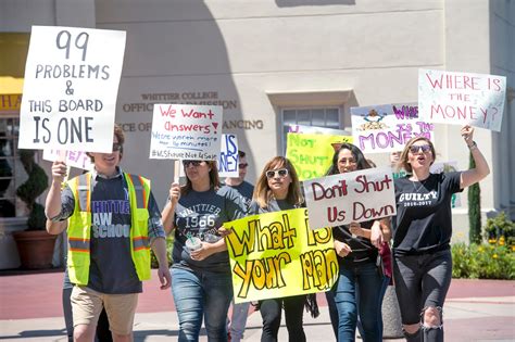 Dozens Of Angry Whittier Law School Students Protest After College