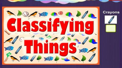 Classifying Things - YouTube