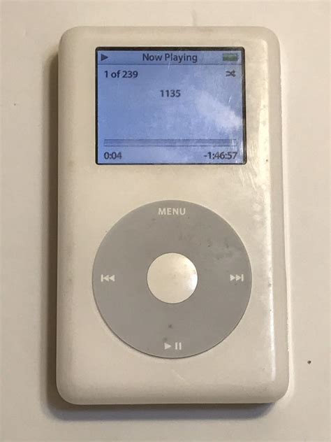 Apple Ipod Photo Classic 4th Generation White 20 Gb For Sale Online