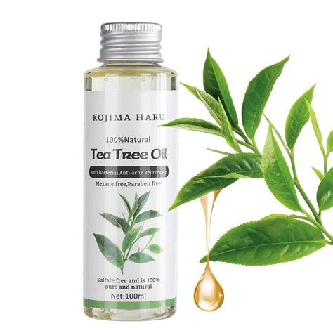100ml Natural Organic Tea Tree Oil Massage Face And Body Oil Relaxing