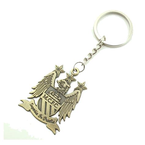 Manchester City Metal Keychain Soccer Wearhouse