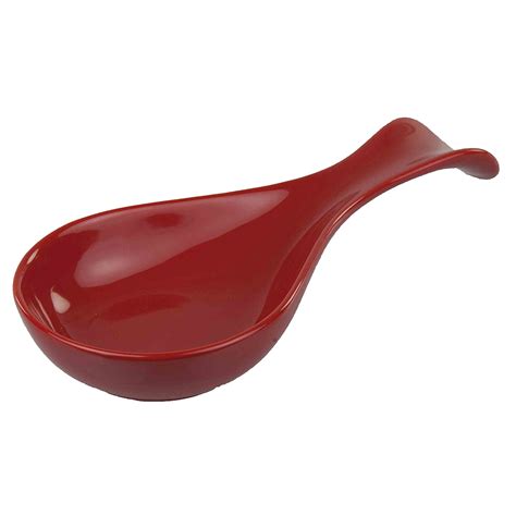 Home Basics Ceramic Kitchen Cooking Spoon Rest Red 653078498691 Ebay
