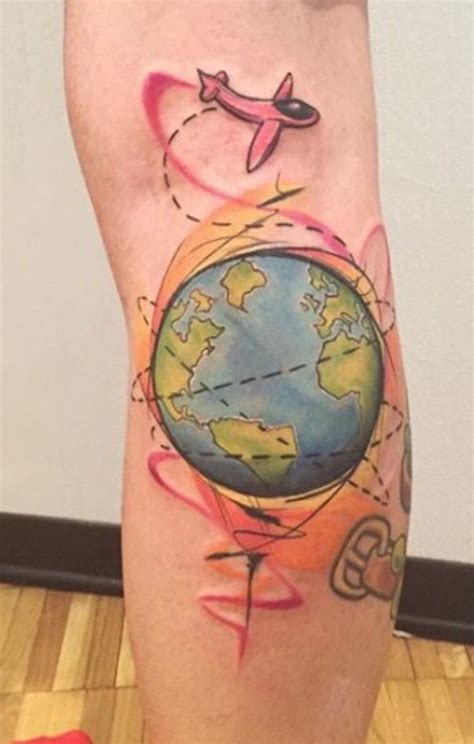 Earth Planet Tattoo Planet Tattoos Tattoos Travel Tattoo