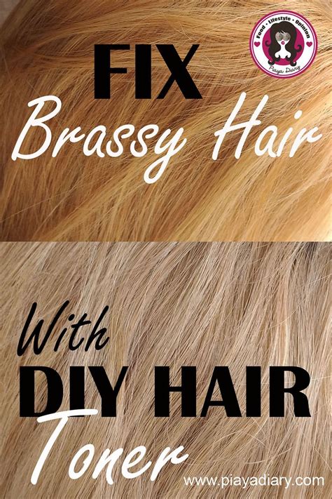 This purple toner for brassy hair will get your hair looking fabulous! DIY Hair Toner: From Brassy Hair to Ash Blonde Hair ...