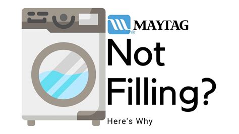 4 reasons why maytag washer not filling with water diy appliance repairs home repair tips and