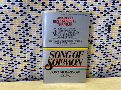 Song Of Solomon Toni Morrison Vintage Paperback Book Nicely Aged