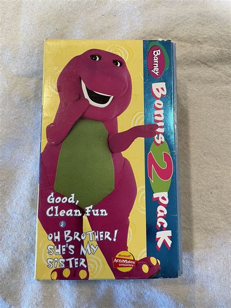 Barney Barneys Good Clean Fun Oh Brother Shes My Sister Vhs