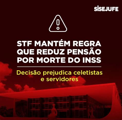 STF mantém regra que reduz pensão por morte de celetistas e servidores