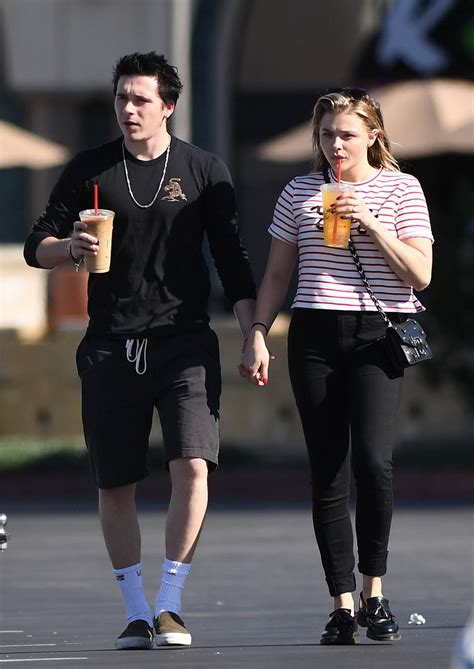 Brooklyn beckham and chloë moretz have made things instagram official. CHLOE MORETZ and Brooklyn Beckham Out in Los Angeles 11/24 ...