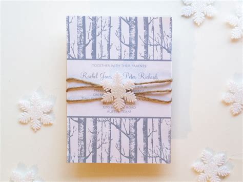 Diy Winter Birch Trees Wedding Invitation Styled 3 Ways