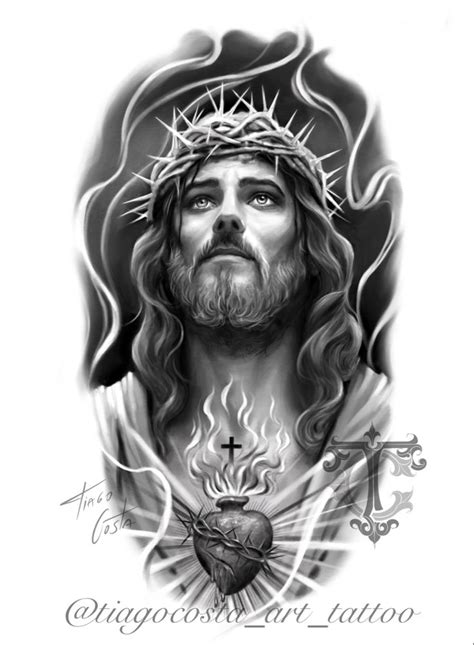 Jesus Chisth Tatuagem De Jesus Tatuagem De Cristo Tatuagem Sobre