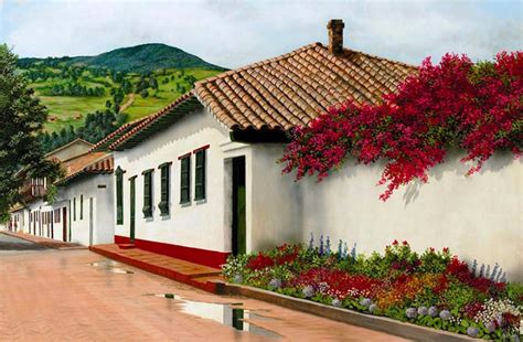 Imágenes Arte Pinturas: Cuadros de Paisajes de Pueblos, Pintor José