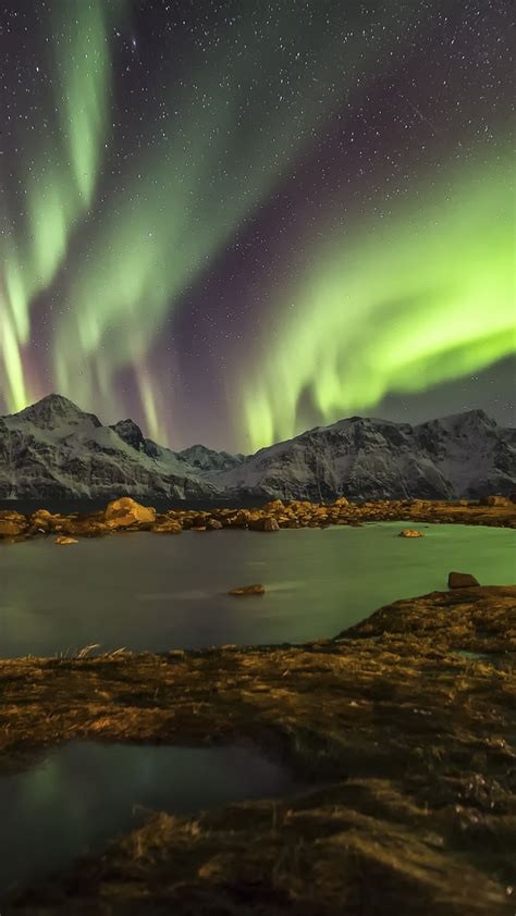 Aurora Borealis Hd Wallpaper For Mobile Pixelstalknet