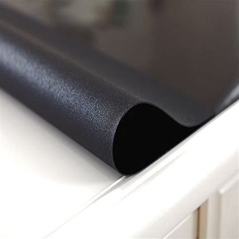 OstepDecor Black Plastic Table Top Protector Tablecloth  