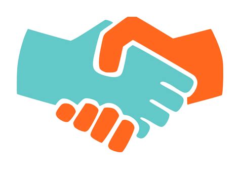 Onlinelabels Clip Art Handshake Icon