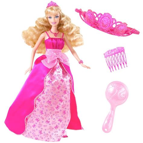 Mattel Happy Birthday Barbie Doll With Hot Pink Princess Dress Tiara
