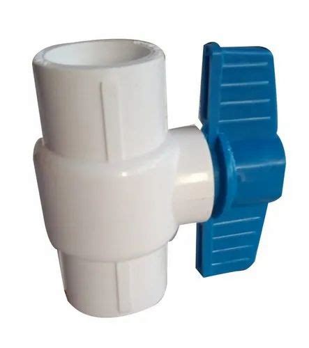 Plastic 20 Mm Pvc Ball Valve Size 15mm At Rs 25piece In Shapar Id 25365824912