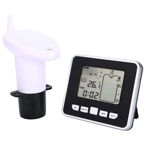 1 Medidor De Nivel De Tanque De Agua Ultrasónico Sensor De Temperatura