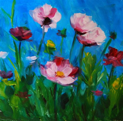 Kristen Reitz Green Impressionist Flower Paintings Galore