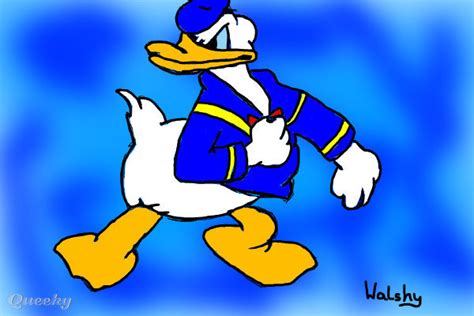 Donald Duck ← A Cartoons Speedpaint Drawing By Walshy Queeky Draw