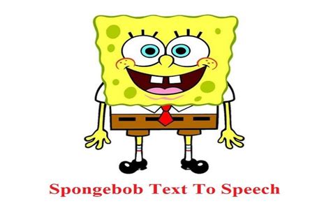 Spongebob Text To Speech Voice Generator Online For Free