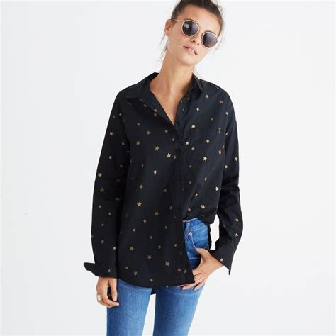 After close to a decade of teaching women how to text their ex boyfriends the biggest pattern i've seen be successful is this idea of a pattern. Oversized Ex-Boyfriend Shirt in Star Mix : shopmadewell button-up & popover shirts | Madewell ...