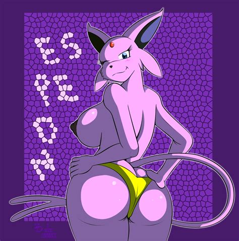 Rule 34 Anthro Ass Breasts Espeon Looking At Viewer Nintendo Nipples