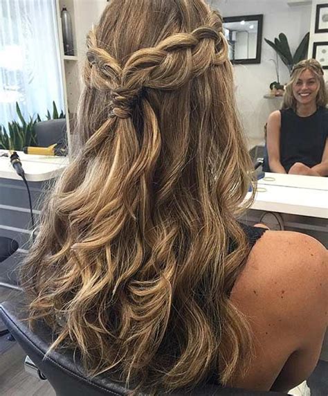 31 Half Up Half Down Hairstyles For Bridesmaids Prom
