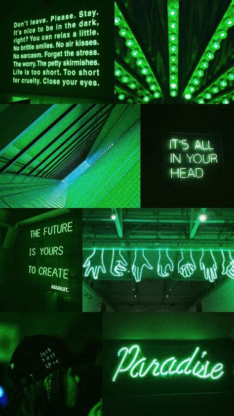 Neon Green Aesthetic Wallpapers Top Free Neon Green Aesthetic