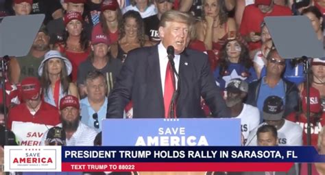 Trump Speaks At Save America Rally In Sarasota Collier County