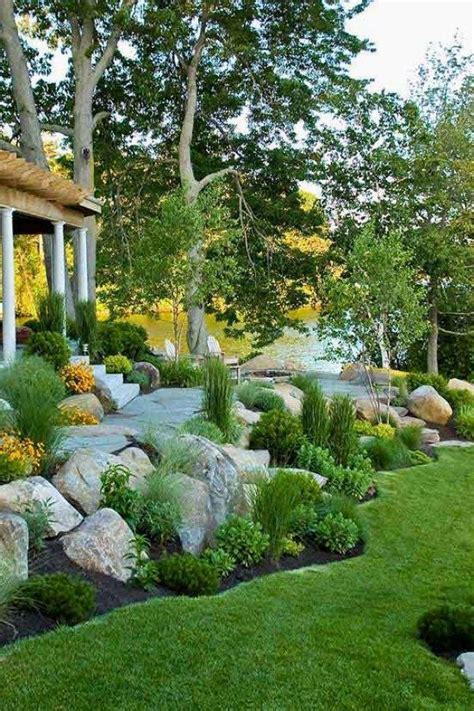 awesome front yard landscaping ideas with rocks 2023