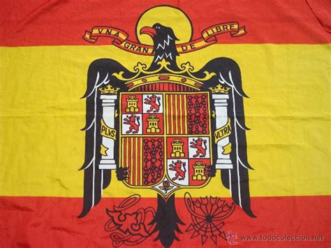 Bandera española con el aguila imperial - Vendido en Venta Directa