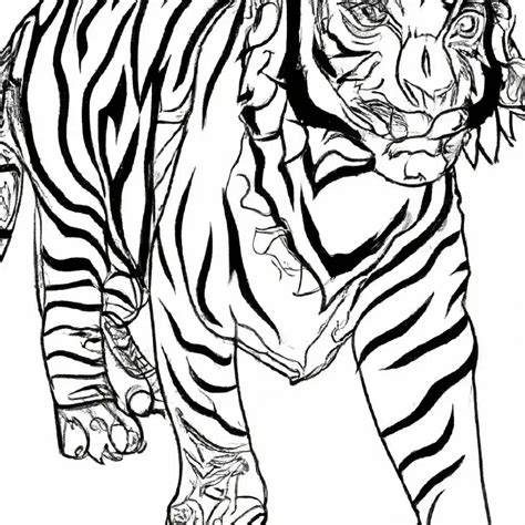 10 Incríveis Desenhos de Tigre Realista para Imprimir e Colorir