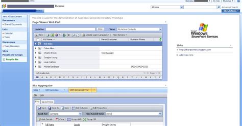 Sharepointcrm Six Microsoft Crm 30 Integrating The Crm Ui Into