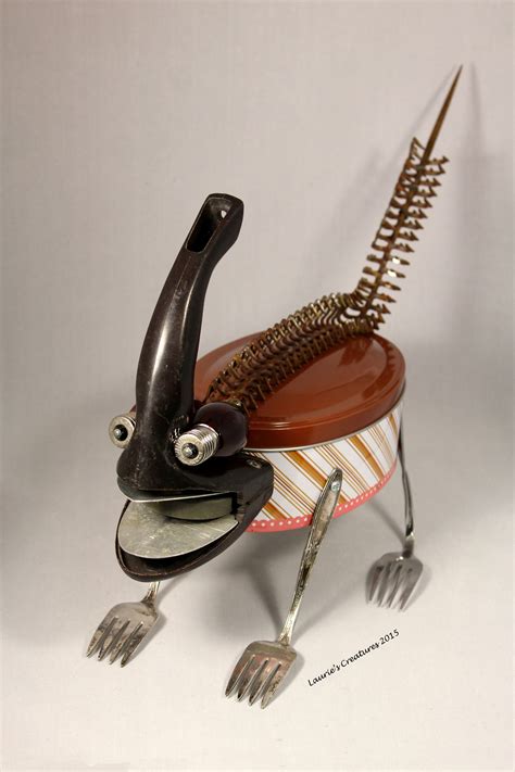 Animals Found Object Robot Assemblages On Pinterest Assemblages