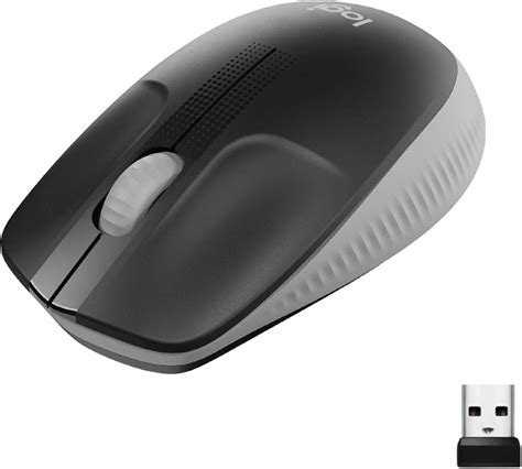 Logitech Wireless Mouse M190 Full Size Ambidextrous Curve Design 18