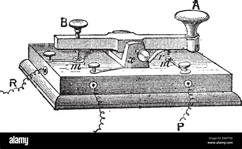 Morse Telegraph Stock Vector Images Alamy