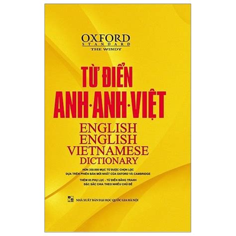 Sách Từ Điển Oxford Anh Anh Việt Bìa Vàng Tái Bản Fahasacom