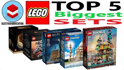 Top 5 Biggest Lego Sets Of All Time Lego Speed Build Review Youtube